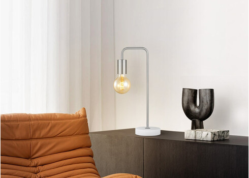 Lauavalgusti NOBLE matthõbe / marmor, D20.3xH40 cm, E27