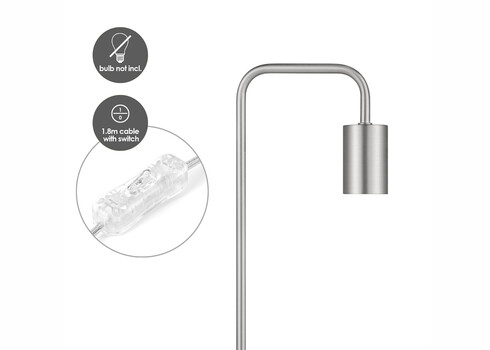 Lauavalgusti NOBLE matthõbe / marmor, D20.3xH40 cm, E27