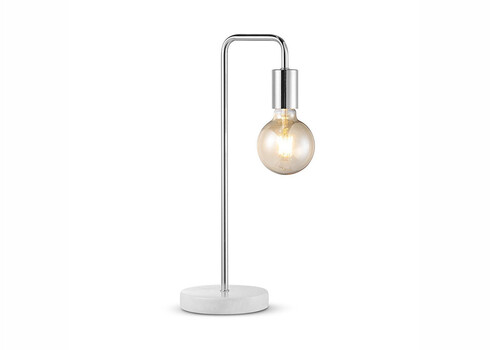 Lauavalgusti NOBLE kroom / marmor, D20.3xH40 cm, E27