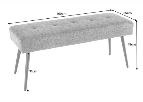 Pink BOUTIQUE hallikas-pruun, 100x35xH45 cm