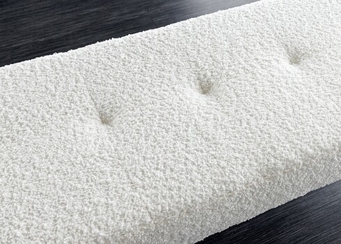 Pink BOUTIQUE valge buklee, 100x35xH45 cm