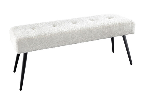 Pink BOUTIQUE valge buklee, 100x35xH45 cm