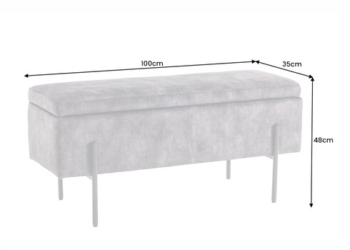 Pink LOFT hall, 100x35xH48 cm