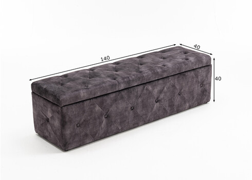 Pink EXTRAVAGANCIA antiikhall, 140x40xH40 cm