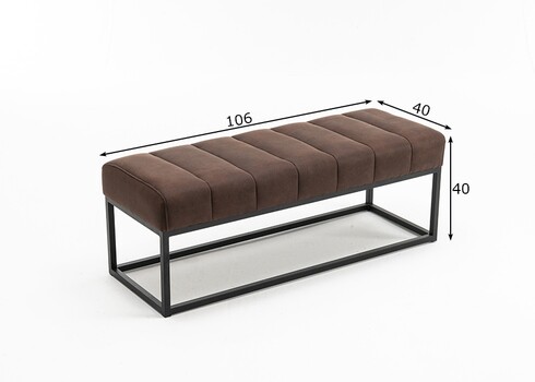 Pink PETIT BEAUTE pruun, 108x40x40 cm