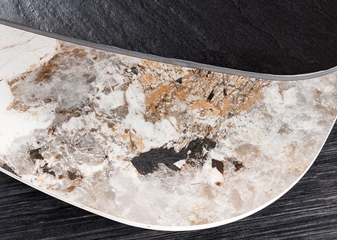 Diivanilaud MOVEMENT must / kivi, 160x57xH40 cm