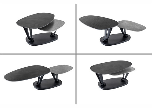 Diivanilaud MOVEMENT must / hall, 160x57xH40 cm