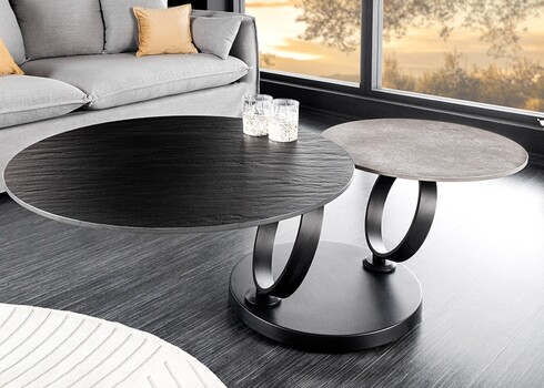 Diivanilaud MOVEMENT must / hall, 134x80xH44 cm