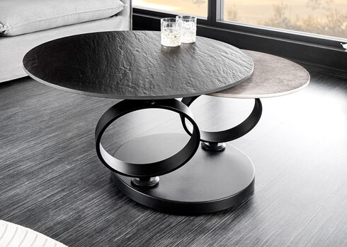 Diivanilaud MOVEMENT must / hall, 134x80xH44 cm