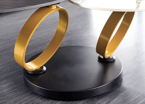 Diivanilaud MOVEMENT must / kivi, 134x80xH44 cm