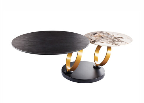 Diivanilaud MOVEMENT must / kivi, 134x80xH44 cm