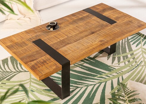 Diivanilaud IRON CRAFT mango, 100x60xH38 cm