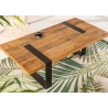 Diivanilaud IRON CRAFT mango, 100x60xH38 cm