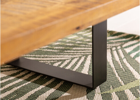 Diivanilaud IRON CRAFT mango, 100x60xH38 cm