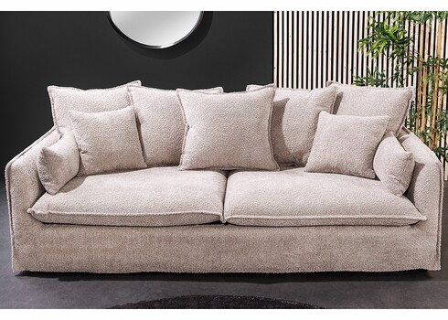 Diivan HEAVEN beež buklee, 200x105xH88 cm