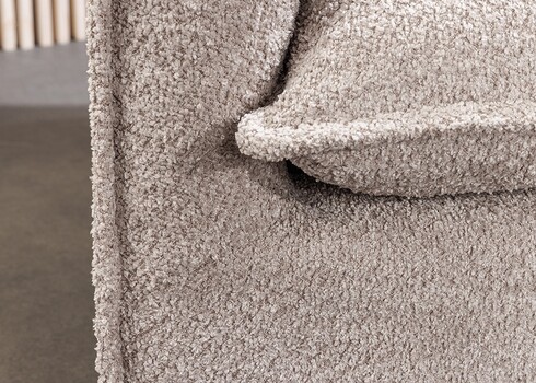 Diivan HEAVEN beež buklee, 200x105xH88 cm