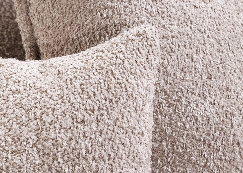 Nurgadiivan HEAVEN beež buklee, 255x160xH80 cm