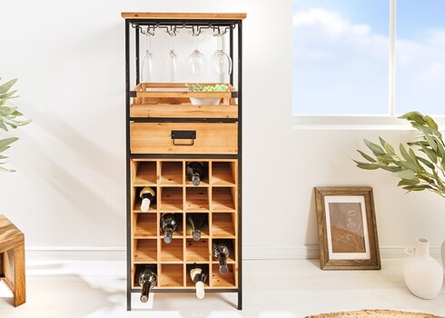 Veiniriiul SEVEN SEAS pruun, 48x34xH120 cm