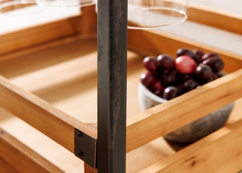 Veiniriiul SEVEN SEAS pruun, 48x34xH120 cm