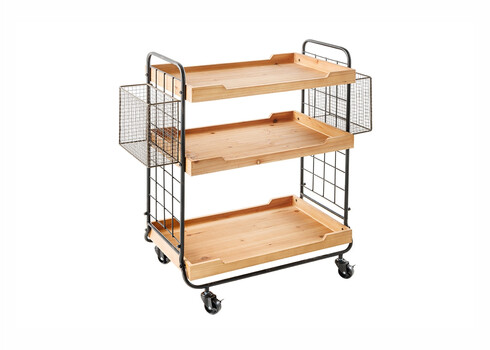 Serveerimiskäru SEVEN SEAS pruun, 80x36xH82 cm