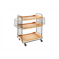 Serveerimiskäru SEVEN SEAS pruun, 80x36xH82 cm