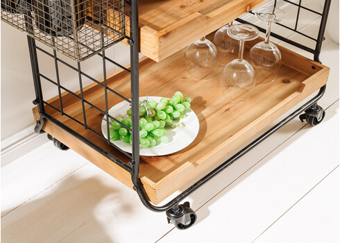 Serveerimiskäru SEVEN SEAS pruun, 80x36xH82 cm