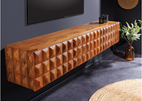 Tv-alus VULCANO mango, 160x34xH29 cm