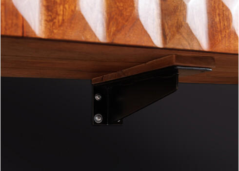 Tv-alus VULCANO mango, 160x34xH29 cm