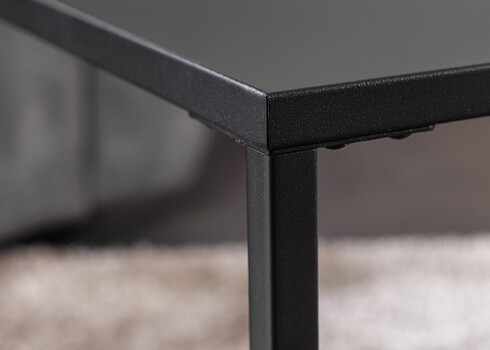 Diivanilaudade komplekt DURA must metall