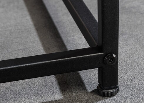 Diivanilaudade komplekt DURA must metall