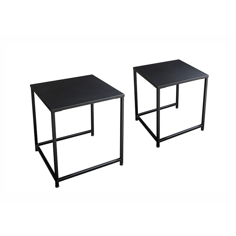 Diivanilaudade komplekt DURA must metall