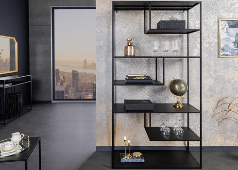 Riiul DURA must metall, 90x40xH180 cm