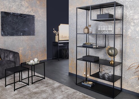 Riiul DURA must metall, 90x40xH180 cm