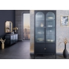 Vitriinkapp PARIS must, 80x35xH180 cm