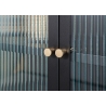 Vitriinkapp PARIS must, 80x35xH180 cm