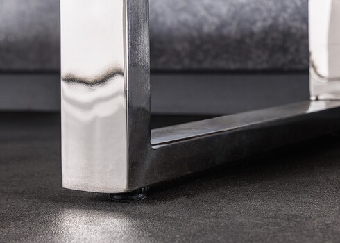 Konsoollaud BARRACUDA naturaalne / kroom, 140x41xH81 cm