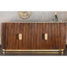 Kummut GATSBY pruun / marmorvalge, 180x45xH87 cm