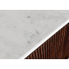 Kummut GATSBY pruun / marmorvalge, 180x45xH87 cm