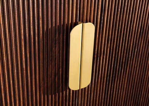 Kummut GATSBY pruun / marmorvalge, 180x45xH87 cm