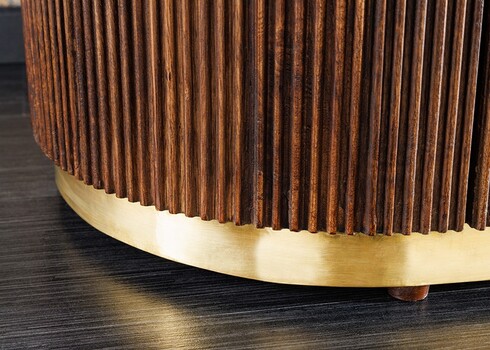 Kummut GATSBY pruun / marmorvalge, 180x45xH87 cm