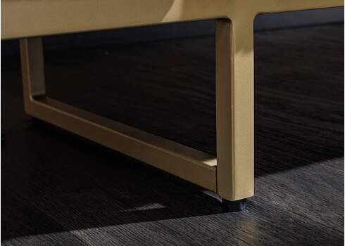 Kummut GATSBY pruun / must marmor, 160x40xH75 cm