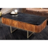 Diivanilaud GATSBY pruun / must marmor, 110x53xH46 cm