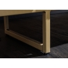 Diivanilaud GATSBY pruun / must marmor, 110x53xH46 cm