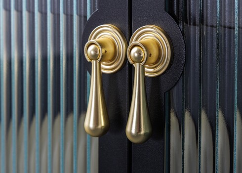 Vitriinkapp AMSTERDAM must, 105x35xH70 cm