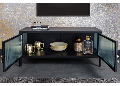 Vitriinkapp AMSTERDAM must, 90x35xH40 cm