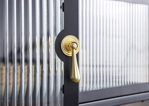 Vitriinkapp AMSTERDAM must, 90x35xH40 cm