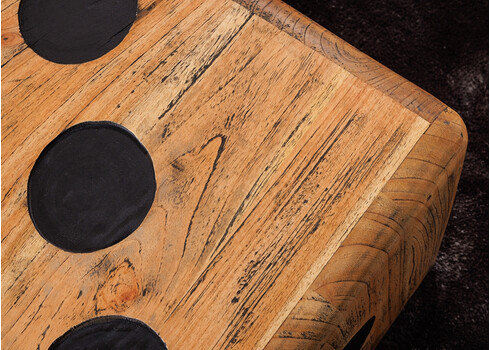 Abilaud CUBE pruun / must, 41x41x41 cm