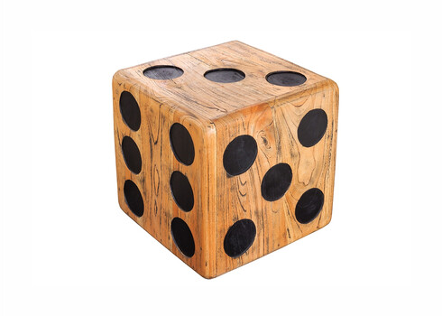 Abilaud CUBE pruun / must, 41x41x41 cm