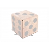 Abilaud CUBE pruun / must, 41x41x41 cm