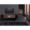 Tv-alus GOLDEN SUNSET must / kuldne, 160x33xH33 cm